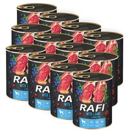RAFI Karma dla psa z jagnięciną, borówką