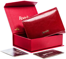 Elegancki portfel czerwony Rovicky 8804-BPRN-3243 RED