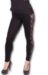 legginsy SPIRAL - ROSE LACE-S