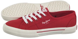 Tenisówki Pepe Jeans Brady Basic W Red PLS31287