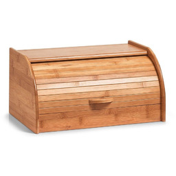 ZELLER Bambusowy chlebak, pojemnik na pieczywo, 40 x