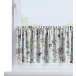 Zazdrostka prosta na metry, pastelowe kwiaty na białym