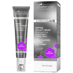 BIELENDA SUPREMELAB BIOTECH KREM POD OCZY WYPEŁNIAJĄCO ROZJAŚNIAJĄCY