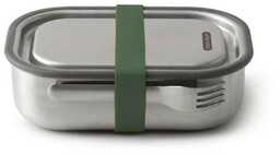 Duży pojemnik ze stali Lunch Box Black +