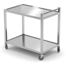 Wózek kelnerski 2-półkowy spawany Hendi Profi Line 800x500x850