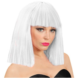 Biała peruka Showgirl