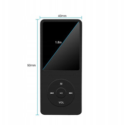 Odtwarzacz MP3/MP4 64GB z FM Nagrywanie głosu