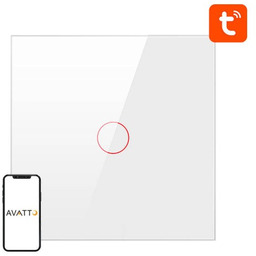 AVATTO Włącznik światła ZTS02-EU-W1 ZigBee 1-kanałowy (biały)
