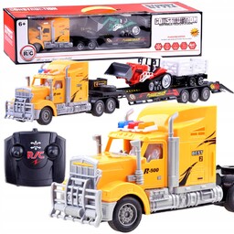 Zdalnie sterowany Tir Laweta Traktor z Przyczepą Zestaw