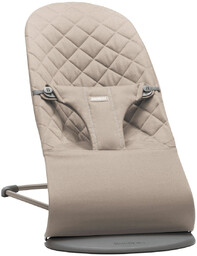 BABYBJORN - leżaczek BLISS Woven, Piaskowoszary