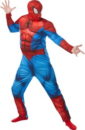Rubies Oficjalny kostium Disney Marvel Spider-Man, SuperHero Deluxe,