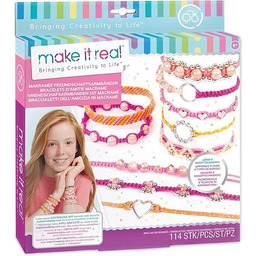 MAKE IT REAL Zestaw do tworzenia bransoletek Macrame
