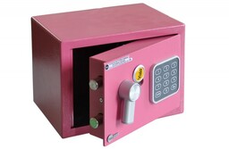 Sejf podstawowy YALE mini (YSV/170/DB1/P-CW), różowy