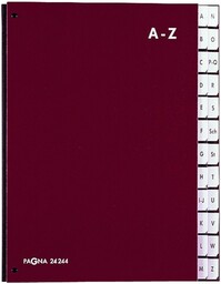 Teczka Do Podpisu Skorowidz A-Z Czarna Pagna