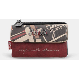 Portfel damski z klapką - ANEKKE MADEMOISELLE PARISIAN