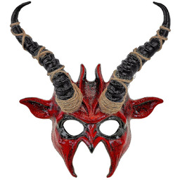 Maska halloweenowa rogi diabła