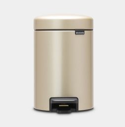 Brabantia Kosz Pedałowy NEWICON 3L Metallic Gold