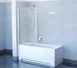 RAVAK 79840100Z1 Ścianka nawannowa PVS1-80 biała+transparent
