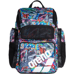 Arena one go backpack 45l allover iguana