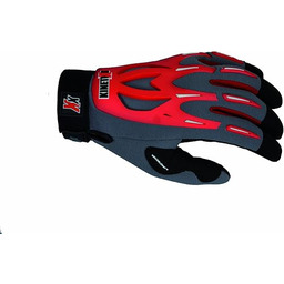 KinetiXx Uniwersalne rękawice X-Protector, czerwone/szare, M, 7000-130