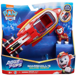 Pojazd Psi Patrol Aqua z figurką Marshalla