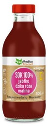 Jabłko, dzika róża, malina sok, 300 ml Ekamedica