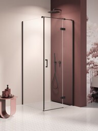 NEW TRENDY K-3741 Kabina NESTA BLACK 1D kwadratowa