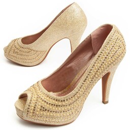 Montevita Buty Na Obcasie Unne4 Z?oty