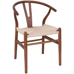 Krzesło do jadalni drewniane Vero walnut, orzechowe