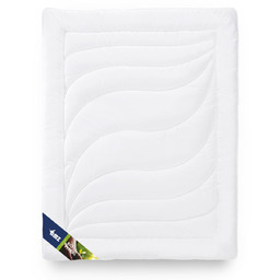 Kołdra 135 x 200 Ciepła Synthetic Biopercal Biała