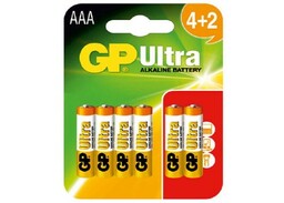 Bateria GP 1,5V AAA LR03 ULTRA ALKALINE -