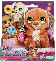 FurReal Newborns Animatronik pluszowa zabawka z efektami dźwiękowymi,