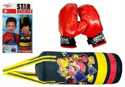Zestaw Bokserski dla dzieci worek treningowy 36 cm