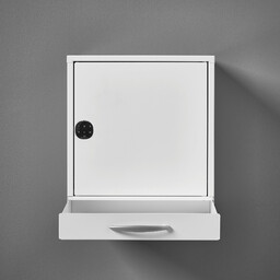 Szafka lekarska CURE, 1 drzwi, z wysuwaną półką,