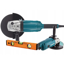 Makita GA9020RF Szlifierka Kątowa 230MM 2200W Soft Start+kołnierz+poziomica