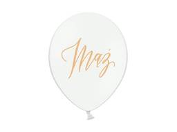 Balon lateksowy z nadrukiem weselnym Mąż - 30