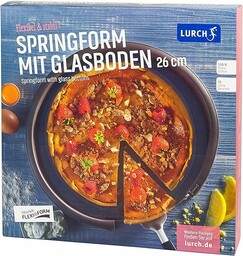 Lurch 85008 FlexiForm tortownica ze szklanym dnem, okrągła