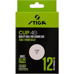 Stiga Piłki do tenisa stołowego Cup, 12 sztuk,