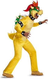 DISGUISE DIS85174D Super Mario Bowser Kostium Deluxe Nintendo,