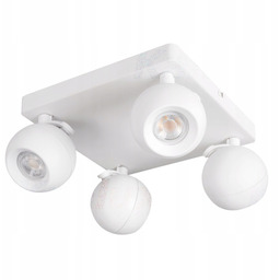 Lampa ścienna sufitowa Kanlux Galoba EL-4O W biała