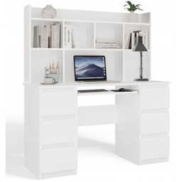 Top E Shop ZESTAW BIURKO KUBA + NADSTAWKA