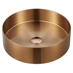 Sapho Aurum umywalka ze stali nierdzewnej 38 cm