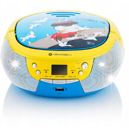 Boombox dla dzieci Gogen MAXIPREHRAVACB Karaoke Mikrofon CD