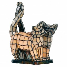 Witrażowa Lampa Stołowa Tiffany Koty Clayre & Eef