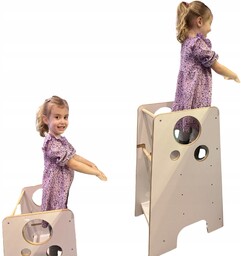 Kitchen helper pomocnik kuchenny Montessori dla dzieci regulowany