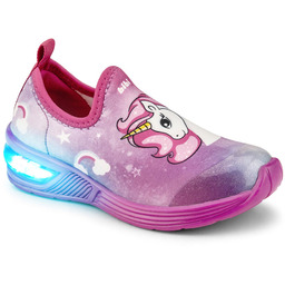 Dziewczęce buty z LED jednorożec różowe Bibi Shoes