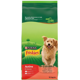 Friskies Active Karma dla dorosłych psów z wołowiną