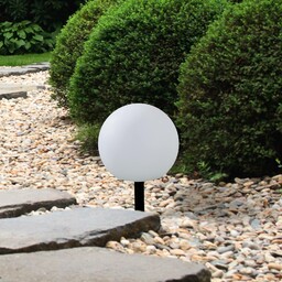 Lampy solarne LED Lindby Lago, RGBW, zestaw 3,