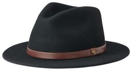 kapelusz BRIXTON - Messer Fedora Black (BLACK) rozmiar: