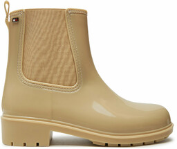 Kalosze Tommy Hilfiger Flag Rainboot FW0FW08213 Beżowy
